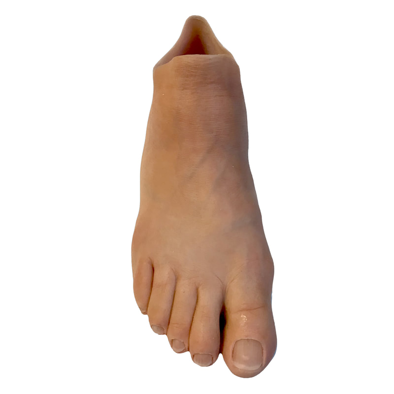 Click here to learn more about high realism custom silicone prosthetic foot by Functional Restorations